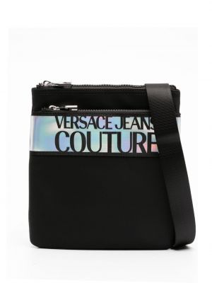 Geantă din jacard Versace Jeans Couture