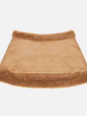 Bufanda de lana Max Mara marrón