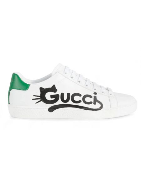 Sneakersy Gucci Ace białe