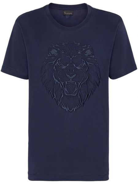 Medvilninis marškinėliai Billionaire mėlyna