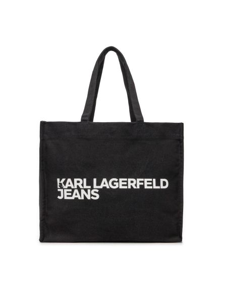 Shopperka Karl Lagerfeld Jeans czarna