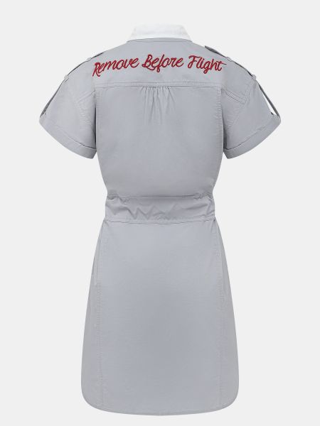 Платье Aeronautica Militare серое