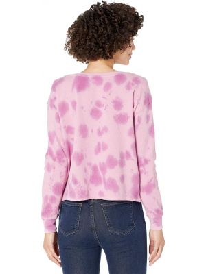 Пуловер с принтом Splendid розовый