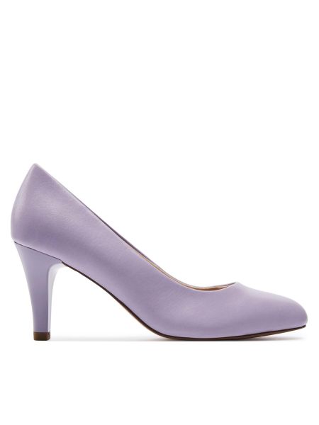 Chaussures de ville à talons à talon aiguille Caprice violet