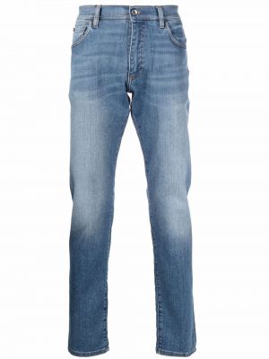 Skinny fit-jeans med passform Dolce & Gabbana blå