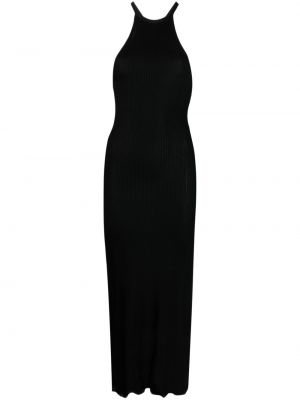 Плетена миди рокля Iro черно