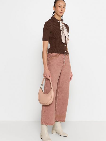 Jeansy dzwony Polo Ralph Lauren różowe