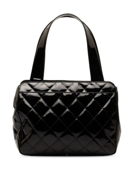 Pikowana torba Chanel Pre-owned czarna