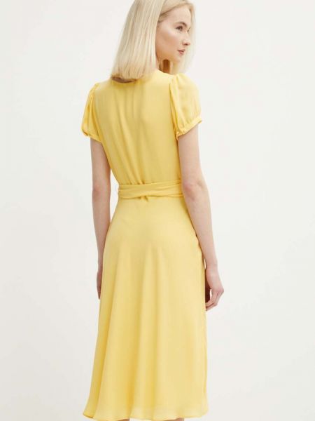 Розкльошена сукня Lauren Ralph Lauren жовта