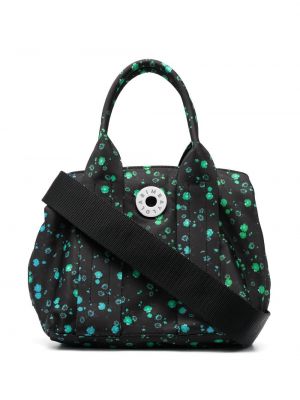 Trykt floral shoppingbag Bimba Y Lola svart