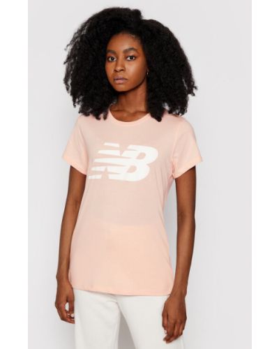 Sport gyapjú póló New Balance - narancsszínű