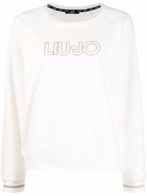 Camiseta con bordado Liu Jo blanco