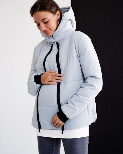 Куртка для вагітних To Be, блакитна