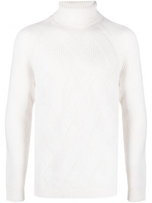 Vlnený sveter Peserico biela