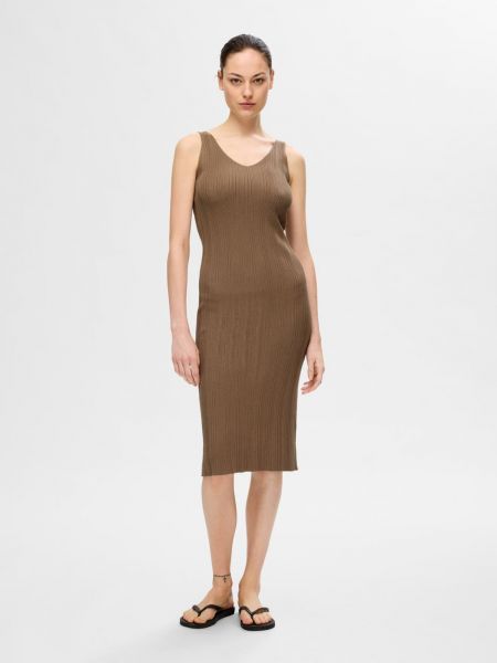 Rochie Selected Femme maro