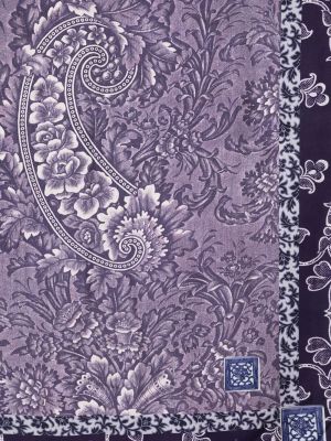 Foulard en soie à motif mélangé Pierre-louis Mascia violet
