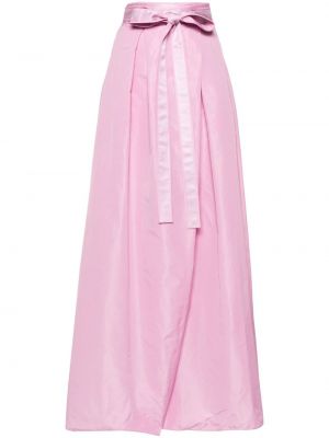 Plisované dlouhá sukně Pinko růžové