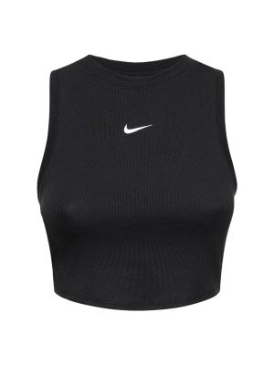 Crop top Nike čierna