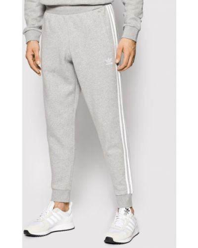 Pantalon de sport ajusté Adidas gris