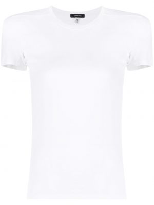 Camiseta con hombreras R13 blanco