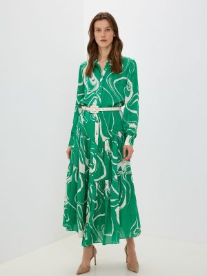 Платье-рубашка Emilia Dell'oro зеленое