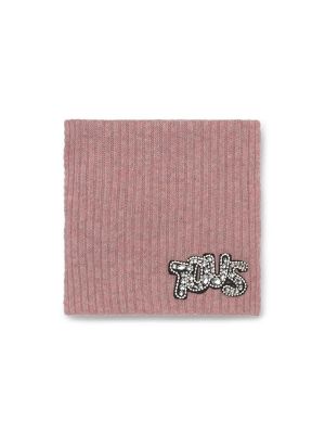 Bufanda de lana de punto Tous rosa