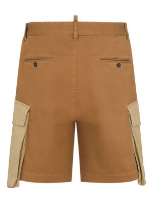 Shorts cargo avec poches Dsquared2 beige