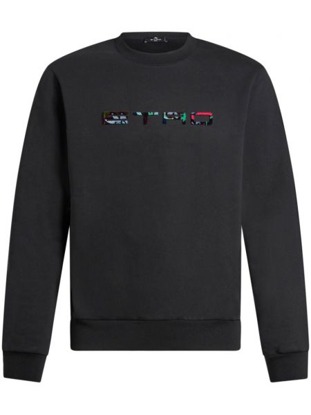 Rund hals sweatshirt med rund hals Etro sort