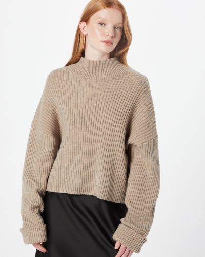 Меланжов пуловер Co'couture бежово