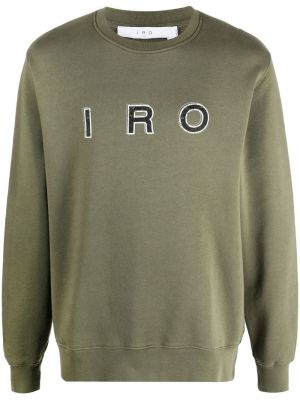 Rund hals trykt sweatshirt Iro grønn