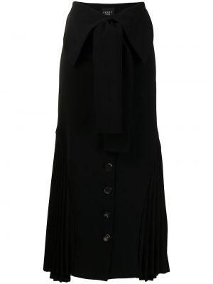 Falda midi con botones A.w.a.k.e. Mode negro