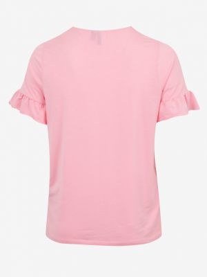 T-shirt Vero Moda Curve pink