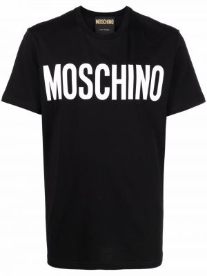 Baskılı pamuk tişört Moschino