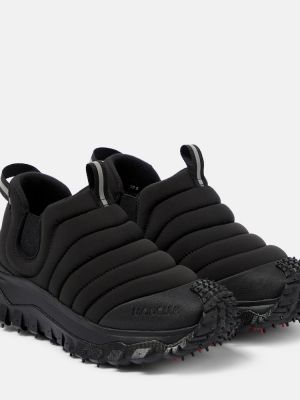Πουπουλένια sneakers Moncler μαύρο