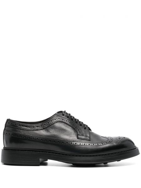 Læder brogues Doucal's sort