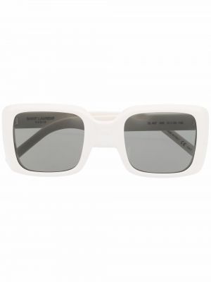 Overdimensjonert briller Saint Laurent Eyewear hvit