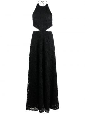Krajkové večerní šaty Sabina Musayev černé