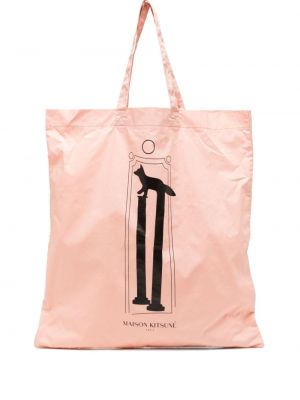 Τσάντα shopper με σχέδιο Maison Kitsuné
