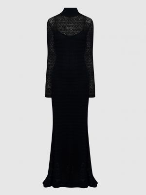 Ажурна довга сукня Tom Ford чорна