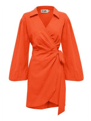 Φόρεμα Calli πορτοκαλί