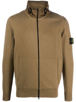 Tröja med huva Stone Island brun