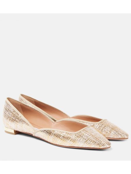 Ballerinaer Aquazzura guld