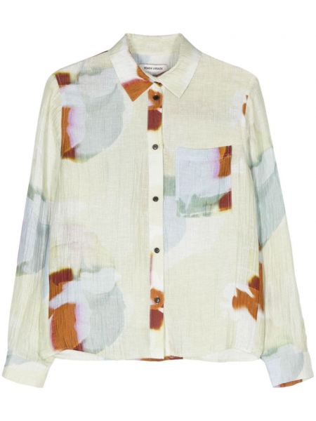 Dlhá košeľa s abstraktným vzorom Henrik Vibskov zelená