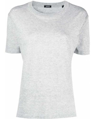 Camiseta de punto Aspesi gris