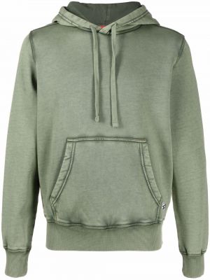 Hoodie Diesel grön