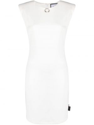 Прилепнала мини рокля Philipp Plein бяло