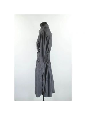 Vestido de algodón Louis Vuitton Vintage gris