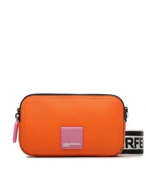 Чанта през рамо Karl Lagerfeld Jeans оранжево