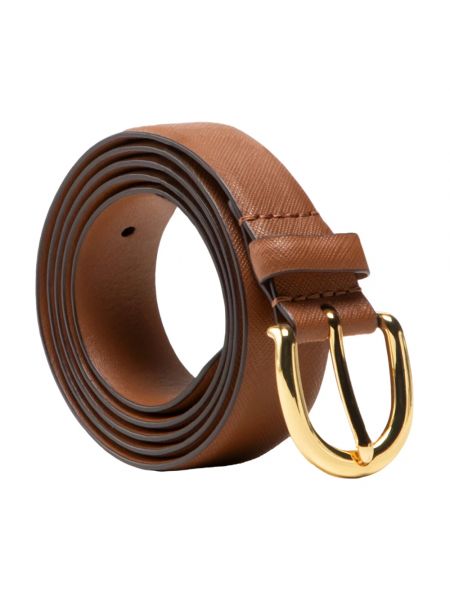 Cinturón de cuero Ralph Lauren marrón