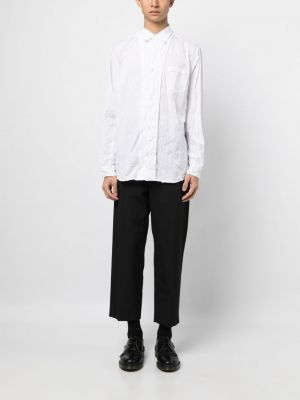 Chemise en coton avec manches longues Undercover blanc